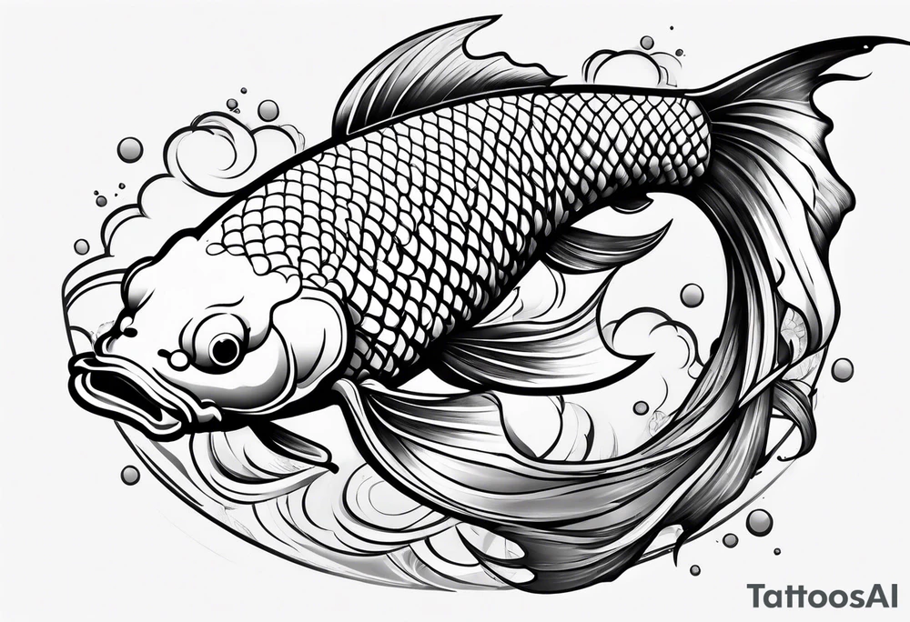 Japanese Koi fish Tattoo drsigns tattoo idea