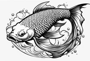 Japanese Koi fish Tattoo drsigns tattoo idea