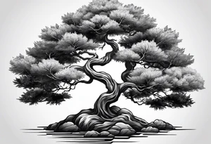 Joshua yin and yang tree tattoo idea