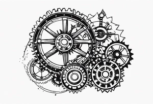 Steampunk Gear tattoo idea