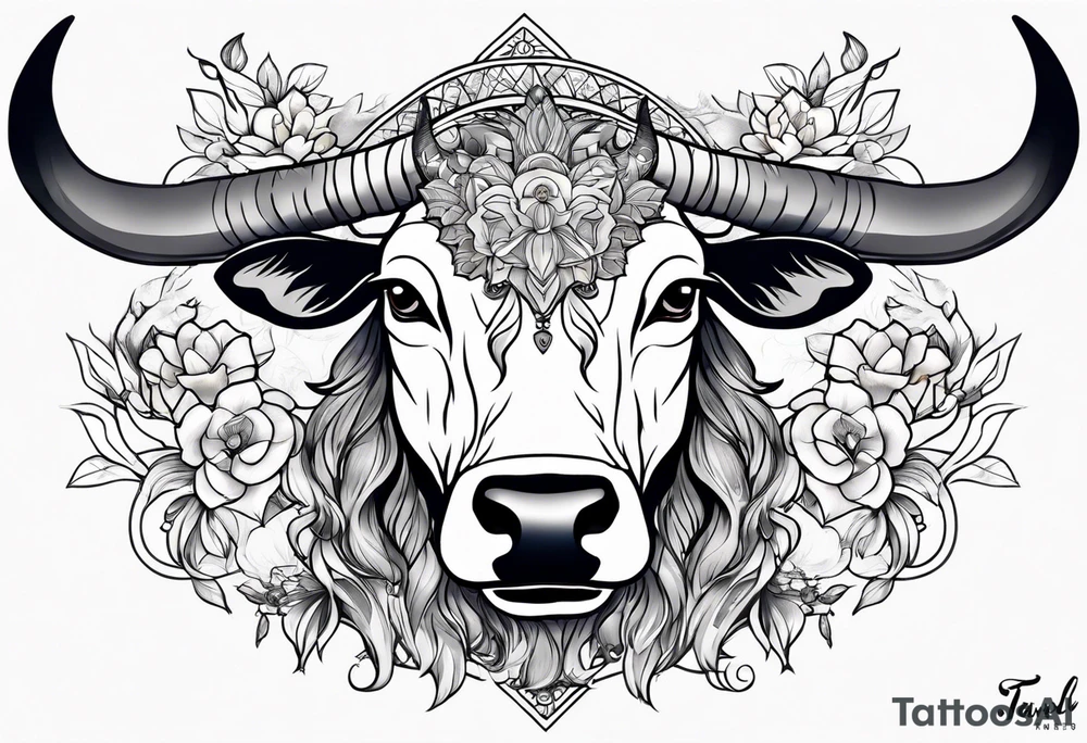 Anime Taurus tattoo idea