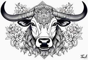 Anime Taurus tattoo idea