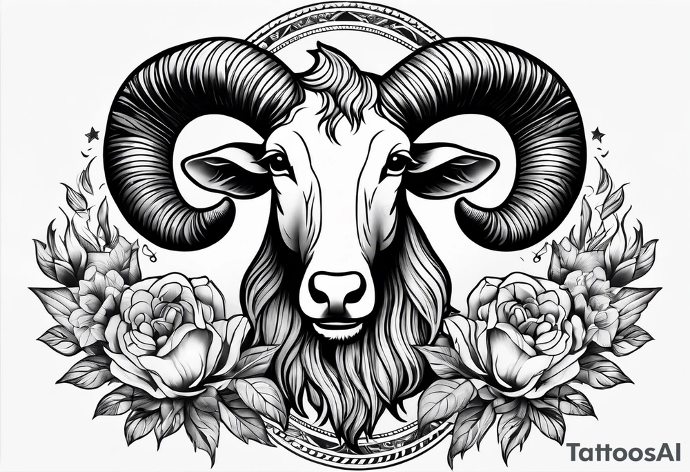 Fire Aries tattoo tattoo idea