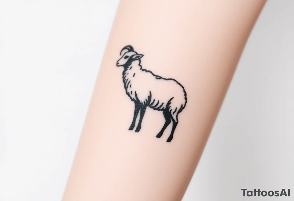 Black sheep tattoo idea