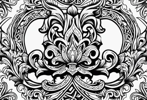 Fleur de lys celtique tattoo idea