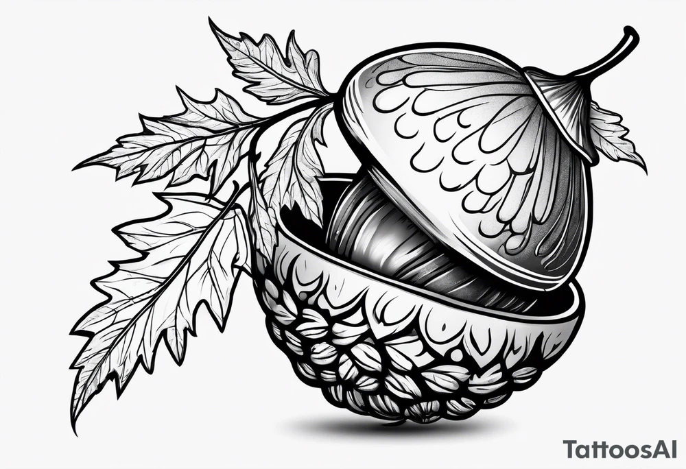 Acorn tattoo idea