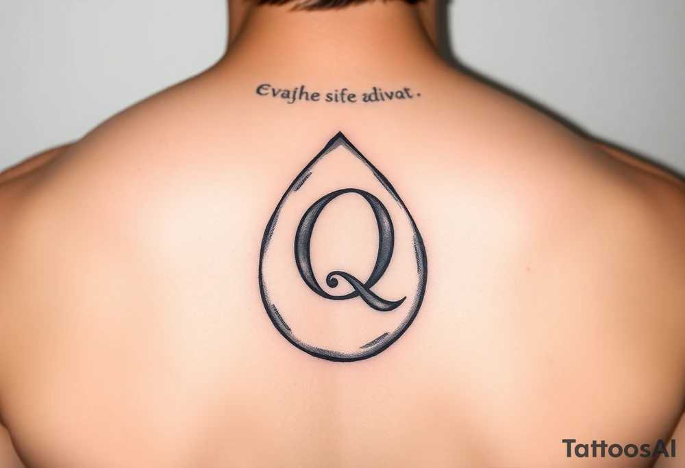 an egg with a spade and a q on it. tattoo idea