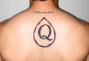 an egg with a spade and a q on it. tattoo idea