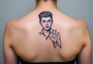 Rick Astley Never Gonna Give You Up Shaking Hands Left to Right Dance Pose tattoo idea