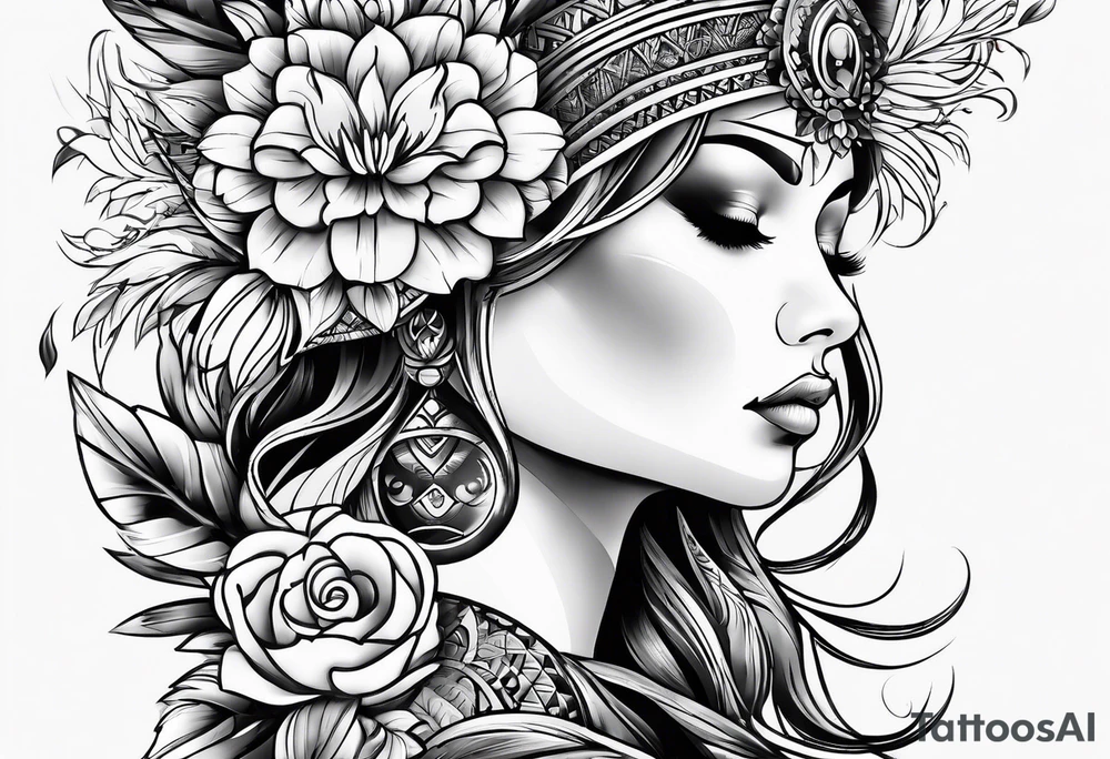 blumenranke
längs tattoo idea