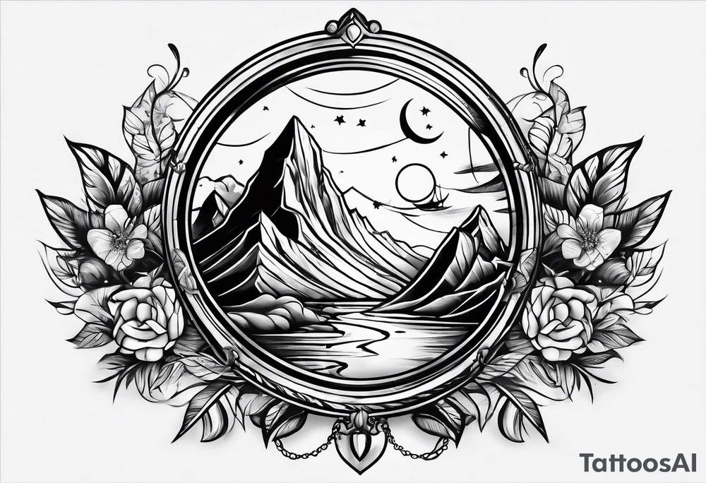 Coordinates tattoo idea