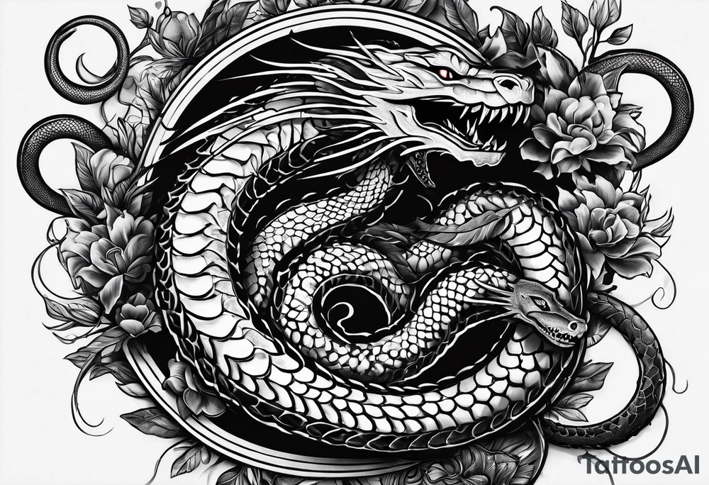 tread on serpents and scorpions, and over all the power of the enemy: and nothing shall by any means hurt you tattoo idea