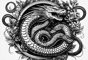tread on serpents and scorpions, and over all the power of the enemy: and nothing shall by any means hurt you tattoo idea