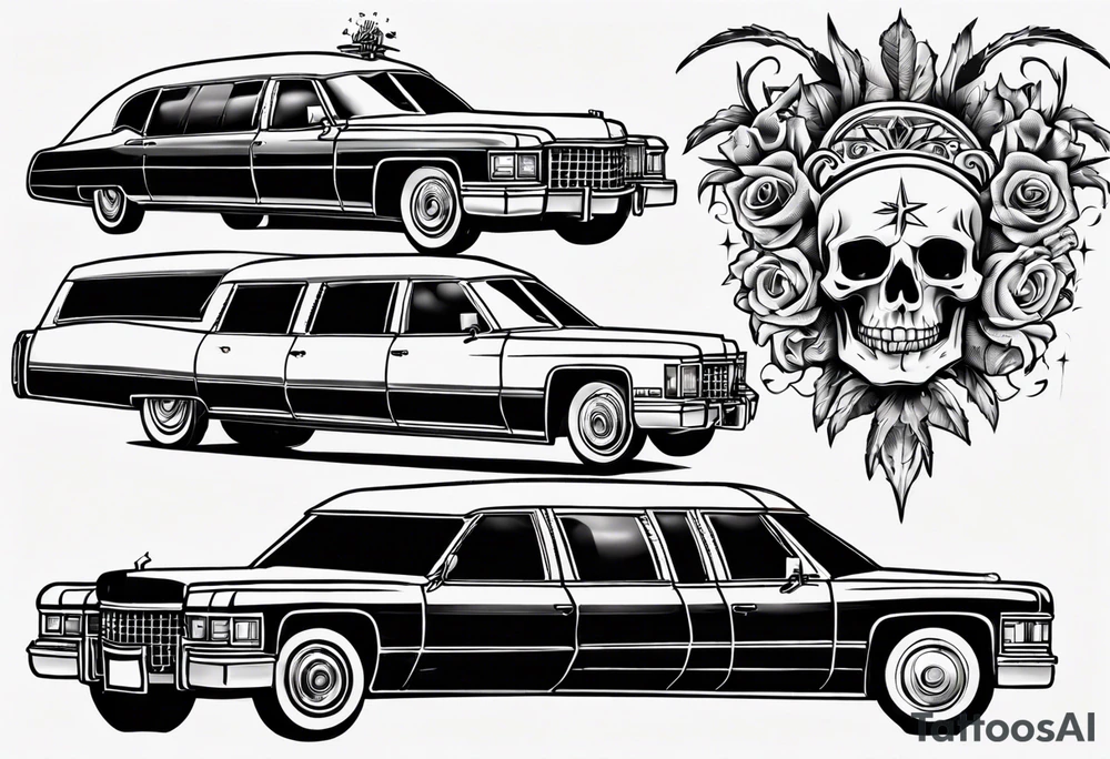 1973 Cadillac hearse
L tattoo idea