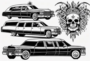 1973 Cadillac hearse
L tattoo idea