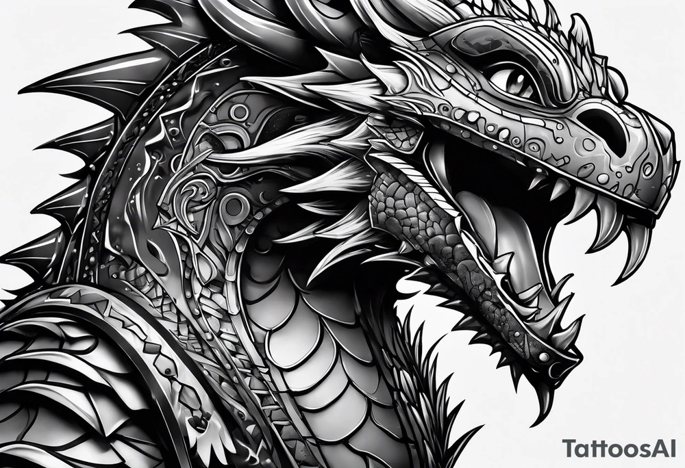 how to train your dragon tattoo idea