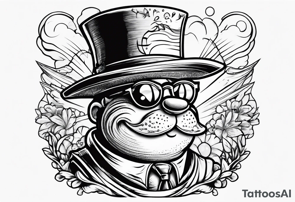 Sandy cheeks from SpongeBob in Texas tattoo idea