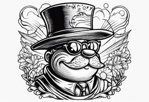 Sandy cheeks from SpongeBob in Texas tattoo idea