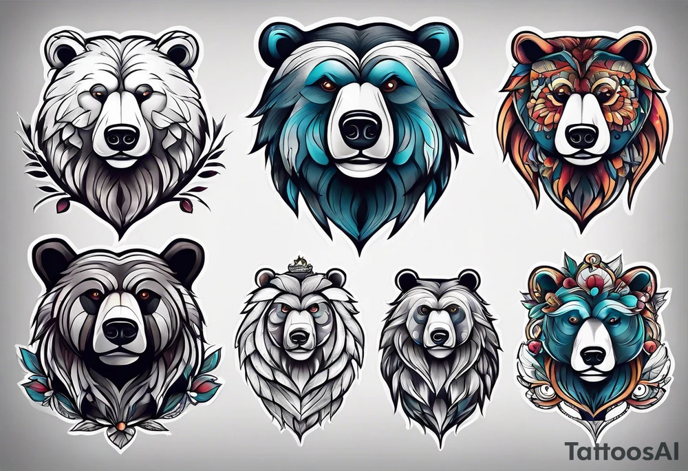 Bear Family tattoo idea