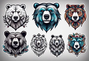 Bear Family tattoo idea
