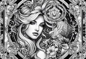 Gemini, Scorpio, Cancer, Sagittarius tattoo idea