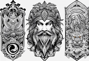 Valhalla world tattoo idea