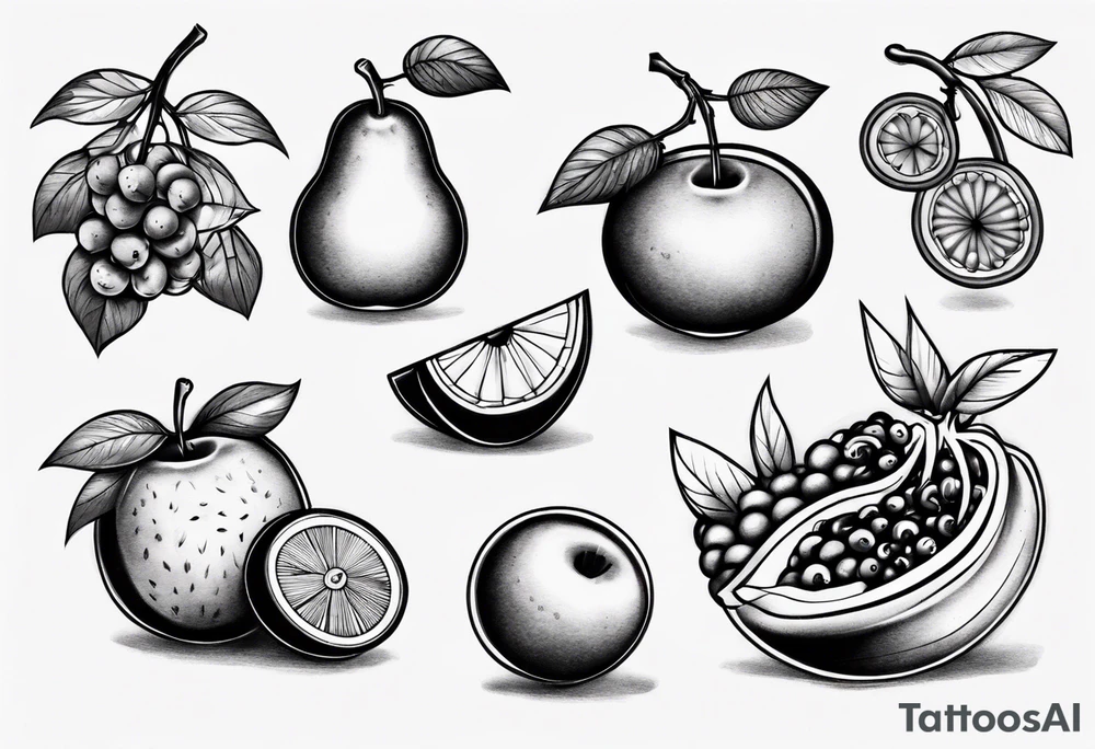 Fruits tattoo idea