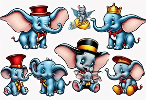 disney dumbo tattoo idea