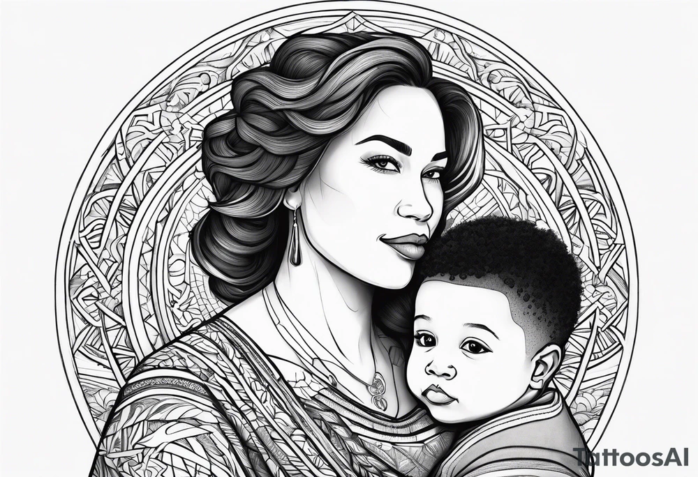 White Woman reunited with her biracial son 37 years after his birth and relinquished to adoption tattoo idea