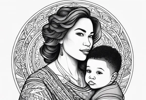 White Woman reunited with her biracial son 37 years after his birth and relinquished to adoption tattoo idea