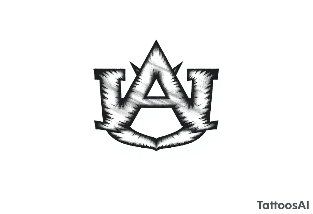 Auburn symbol tattoo idea