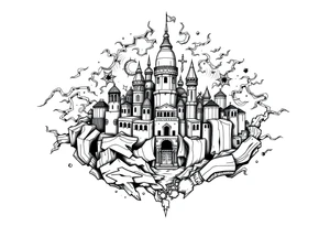 city of 
Atlantis tattoo idea