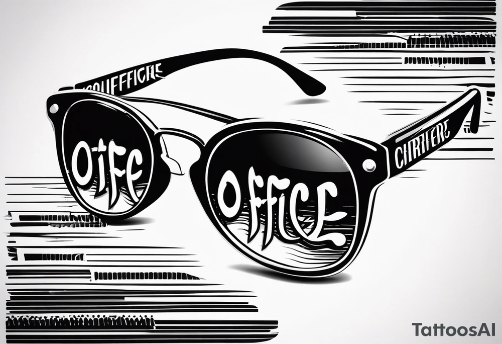sunglasses Officer tattoo idea