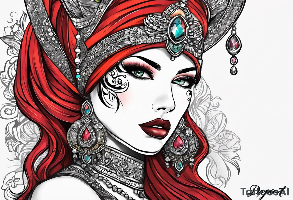 fashion illustration dojacat cat suit tattoo idea
