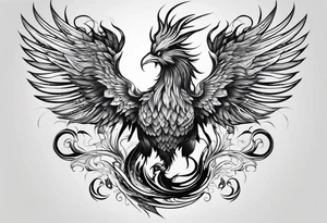 Phoenix transforming from a scorpion tattoo idea