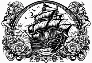 Tatouage pirate des caraïbe tattoo idea