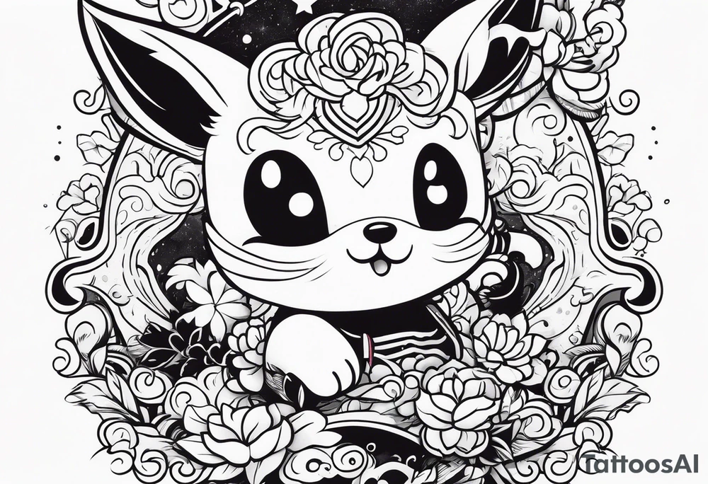 小狼在山上 tattoo idea