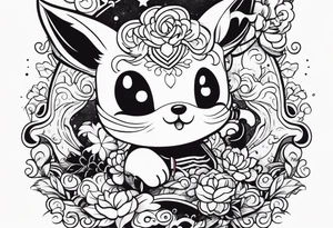 小狼在山上 tattoo idea