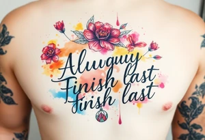 Nice guys Always finish last tattoo idea