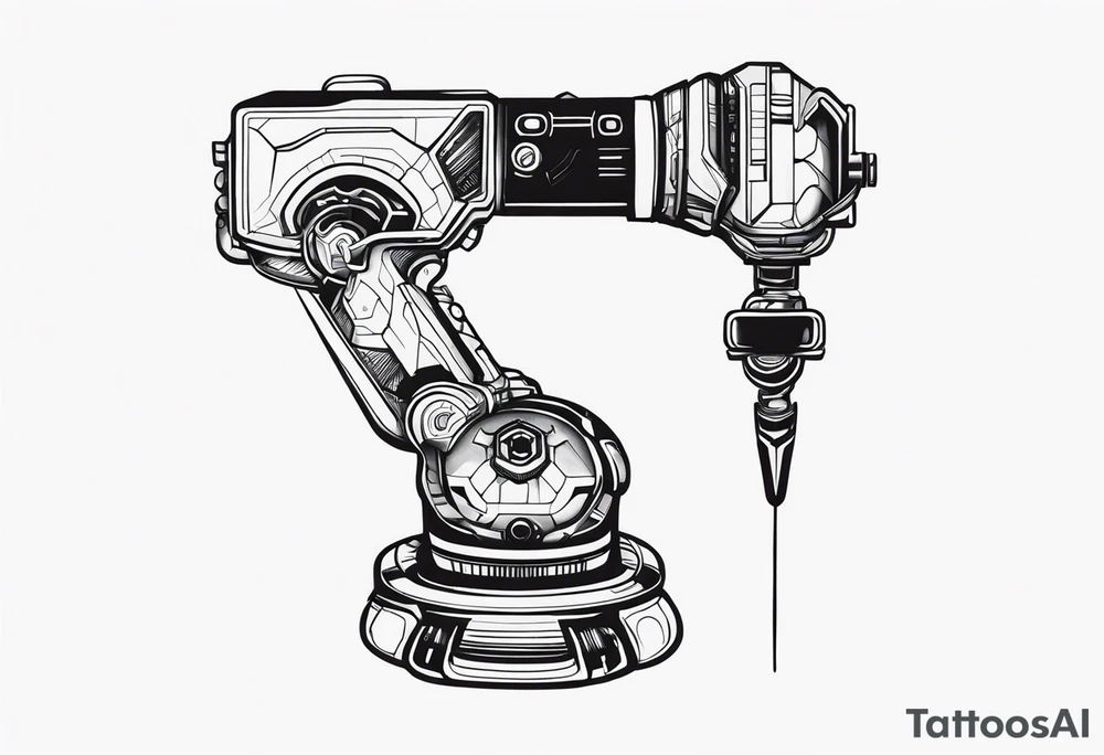 Futuristic Robot Arm tattoo idea