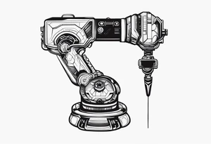 Futuristic Robot Arm tattoo idea