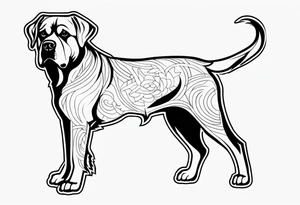 Rottwieller tattoo idea