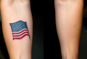Patriotic, American tattoo idea