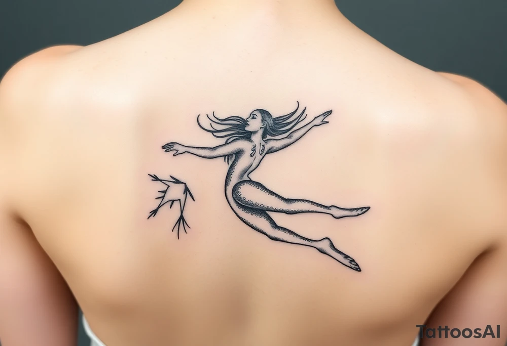 Freediver tattoo idea