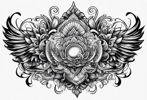 stomach tattoo idea