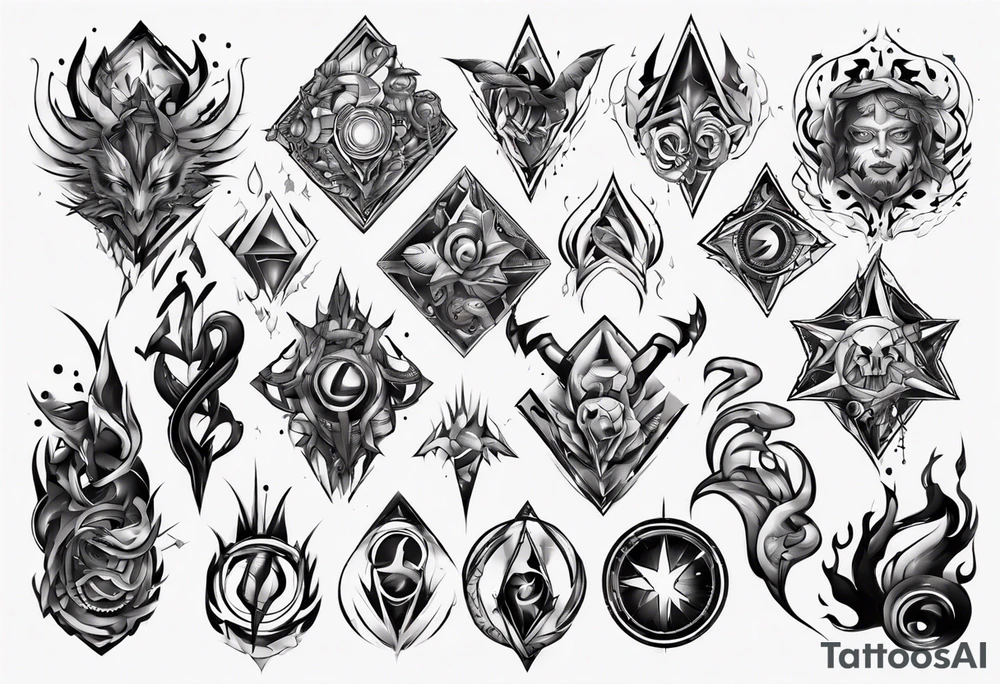 Average sign tattoo idea