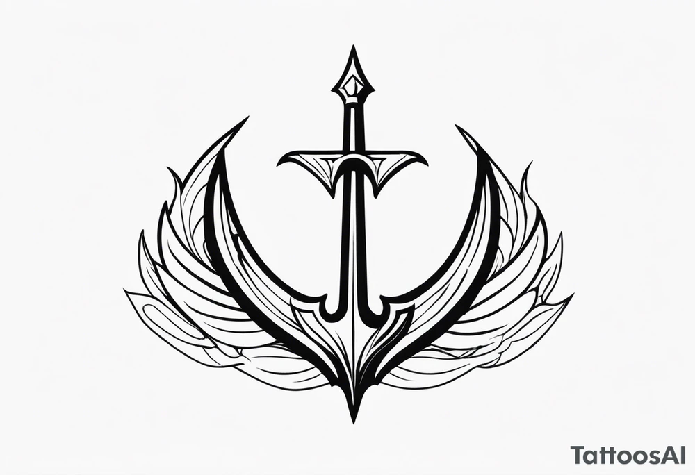 trident tattoo idea