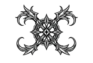 999 symbol for men tattoo idea