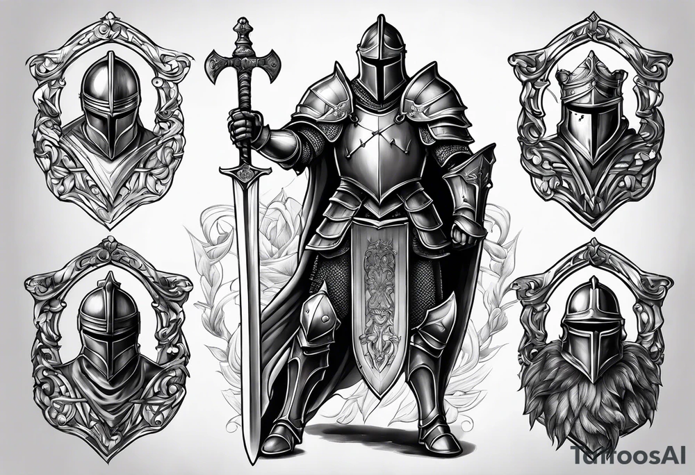 Knight tattoo idea