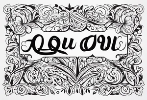 aqui y ahora tattoo idea